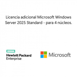 Sistema Operativo  Hewlett Packard Enterprise Licencia adicional Microsoft Windows Server 2025 Stand